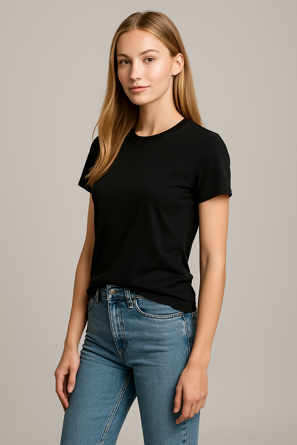 BASIC BLACK REGULAR FIT